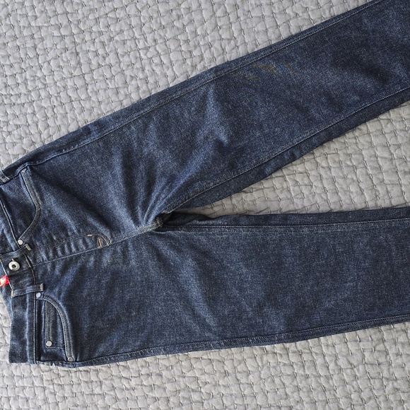 Spanx Denim Cuffed Leg Raw indigo high rise - Picture 4 of 16